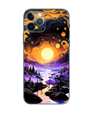 Sunset High Quality Embossed SKin