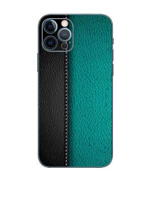 Green And Black Design High Quality Embossed Skin