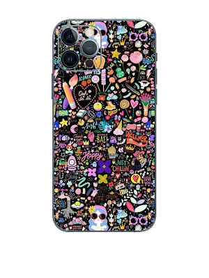 Colorful High Quality Embossed Skin