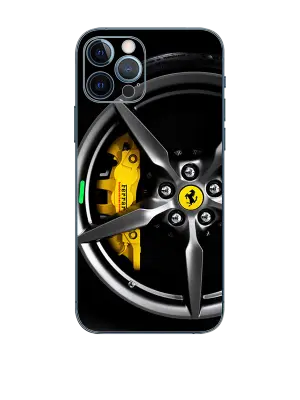 Ferrari Wheel High Quality Embossed Skin